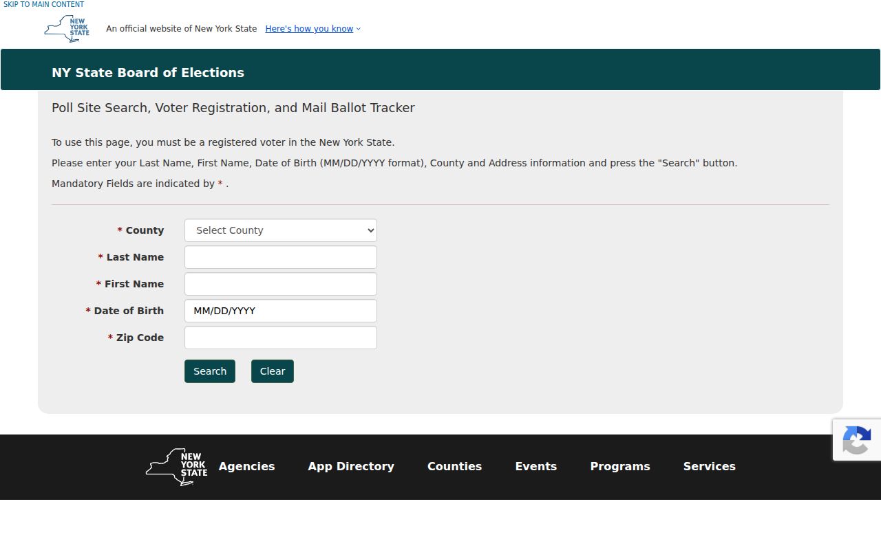 Town of Montgomery residents directory New York voter lookup fields